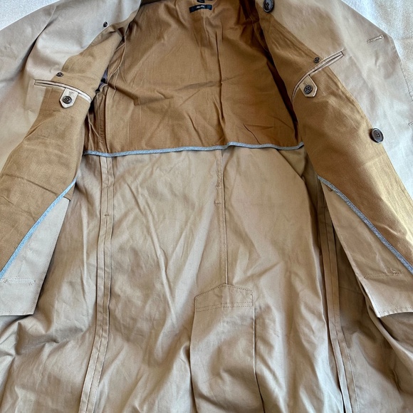 J. Crew Ludlow khaki double-breasted trench coat, size S - Picture 5 of 9